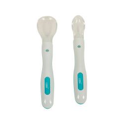 Set 2 lingurite din silicon fara BPA manevrare usoara 