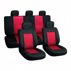 Set 3 bucati husa scaun auto Automax rosu 