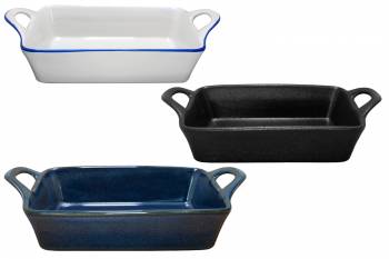 Set 3 tavi ceramica cuptor RAKI 27x16 5x6 7cm 