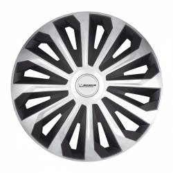 Set 4 bucati capace roti 14 Cosmo silver black Michelin 
