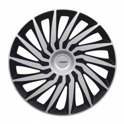 Set 4 bucati capace roti 14 Kendo silver black Michelin 