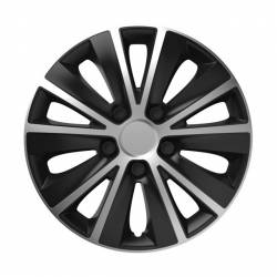 Set 4 Capace Roti Versaco Rapide Silver and Black 14 