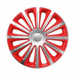 Set 4 Capace Roti Versaco Trend Red and Silver 15 