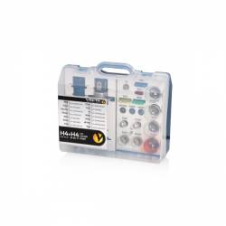 Set becuri 12V H4 + H4 Uni Set Vecta 