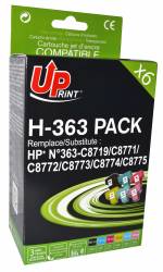 Set cartuse cerneala UPRINT HJ363UPP6 CyanMagentaGalbenNegruLight MagentaLight Cyan 1 x 30 ml si 5 x 10 ml compatibil C8 