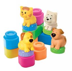 Set constructii animale dragute Clementoni 