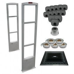 Sistem complet poarta EAS antifurt magazin ER-6598 cu dezactivator detasator etichete si taguri Set ER-6598 