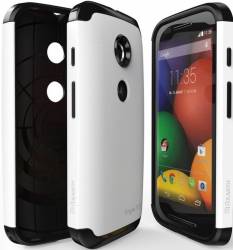 Skin Ringke Eco Armor Max Motorola Moto E White + Folie 