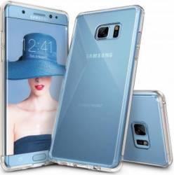 Husa Ringke Samsung Galaxy Note 7 Fusion Crystal Clear + Folie Ringke Invisible Screen Defender 