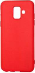 Skin Samsung Galaxy A6 2018 Lemontti Silicon Silky Rosu