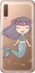Skin Samsung Galaxy A7 2018 Lemontti Silicon Art Little Mermaid