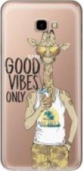 Skin Samsung Galaxy J4 Plus Lemontti Silicon Art Good Vibes 