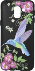 Husa Samsung Galaxy J6 2018 Just Must Silicon Printed Embroidery Colibri 