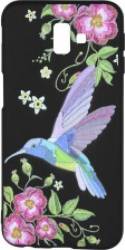 Husa Samsung Galaxy J6 Plus Just Must Silicon Printed Embroidery Colibri 