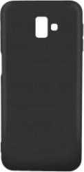 Skin Samsung Galaxy J6 Plus Lemontti Silicon Silky Negru 