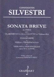 Sonata Breve a 2 voci per Clarinetto in Do e Fagotto - Constantin Silvestri 