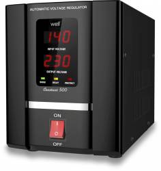Stabilizator automat de tensiune cu servo motor 500VA Constant Well 