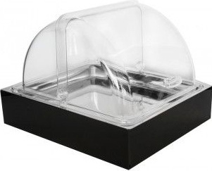 Stand de prezentare racire tava gastronorm GN 1/2 cu capac roll top 37x57x10cm 