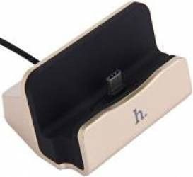 Stand incarcare Hoco mini USB Gold 