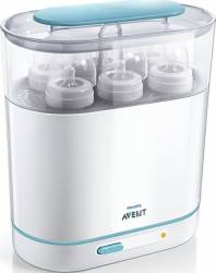 Sterilizator electric cu aburi 3 in 1 Philips Avent SCF28403 Alb 