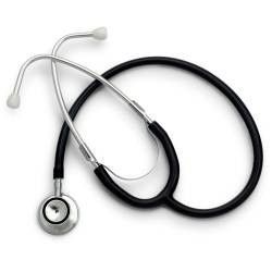 Stetoscop Little Doctor LD Prof II stetoscop metalic utilizabil pe ambele parti diafragma mica Negru Inox 
