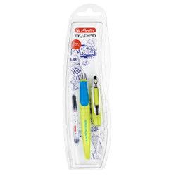 Stilou Herlitz My.Pen Lemon/Albastru Blister 