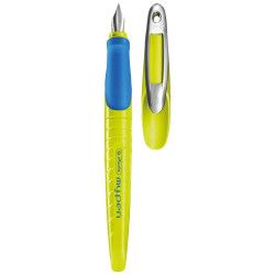Stilou Herlitz My.Pen pentru stangaci Lemon/Albastru blister 