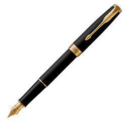 Stilou Parker Sonnet Royal - Matte Black GT + Agenda + Cutie cadou speciala 