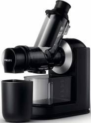 Storcator de fructe si legume PHILIPS Viva Collection 150W 1l suc 0.75 l pulpa QuickClean Negru 