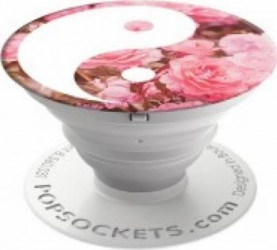 Suport Popsockets Stand Adeziv Universal Yin Yang Roses 