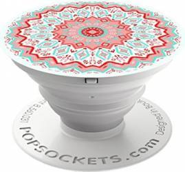 Suport Popsockets Universal Stand Adeziv Red Aztec Mandala Multicolor 