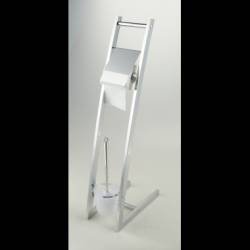 Suport cromat pentru hartie si perie WC MN016583 