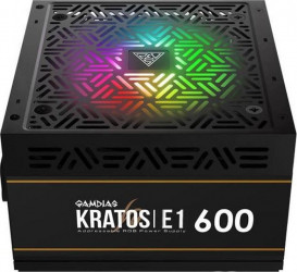Sursa Gamdias Kratos E1 600W iluminare RGB 