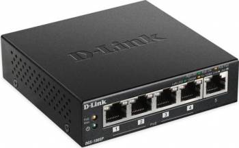 Switch D-Link DGS-1005P 5 Porturi PoE