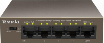 Switch Tenda TEF1105P-4-63W PoE 5-Port Fast Ethernet 