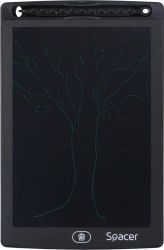 Tableta digitala LED pentru scris si desenat Spacer 8.5inch Negru 