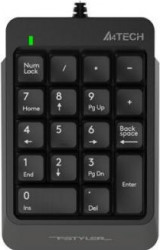 TASTATURA numerica A4TECH Fstyler 18 taste USB 70cm retractabil compact design grey 