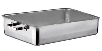 Tava inox cuptor cu manere INOXRIV-PROFI 36x25xh8cm MN0118261 