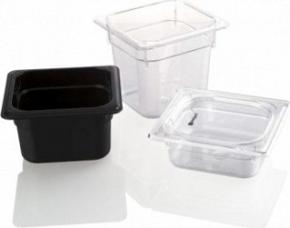 Tava gastronorm policarbonat 1x6-150 176x162x150mm 2 2lt negru 