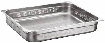 Tava inox perforata gastronorm OZTI 2-1 GNP 65mm 