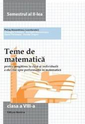 Teme De Matematica Cls 8 Sem 2 - Petrus Alexandrescu 