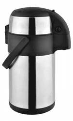 Termos inox interior si exterior cu pompa 3L d15xh37cm MN012860