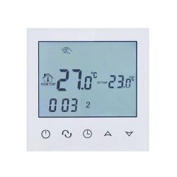 Termostat cu fir BeOK TDS21-EP pentru incalzirea electrica in pardoseala Alb 