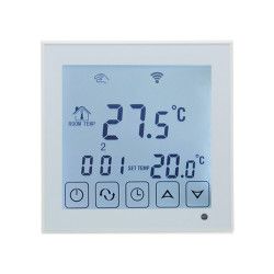 Termostat Wi-Fi BeOk TDS23WIFI-EP pentru incalzirea electrica in pardoseala Alb 