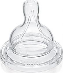 Tetine Airflex de silicon Philips SCF633 flux mediu 3 orificii 