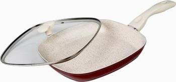 Tigaie Grill Heinner Aluminiu+Capac 28cm Marlene 