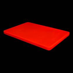 Tocator blat profesional bucatarie polietilena RAKI 45x30x2 5cm culoare rosie MN0198900 