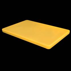 Tocator blat profesional bucatarie RAKI polietilena 45x30x2 5cm culoare galbena MN0198901 
