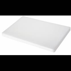 Tocator blat profesional RAKI bucatarie polietilena 60x40x4cm culoare alba MN0198897 