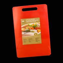 Tocator RAKI profesional bucatarie polietilena 46x30x1 2cm culoare rosie MN0198485 